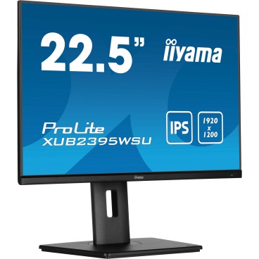 iiyama ProLite XUB2395WSU-B5 écran plat de PC 57,1 cm (22.5") 1920 x 1200 pixels WUXGA LED Noir