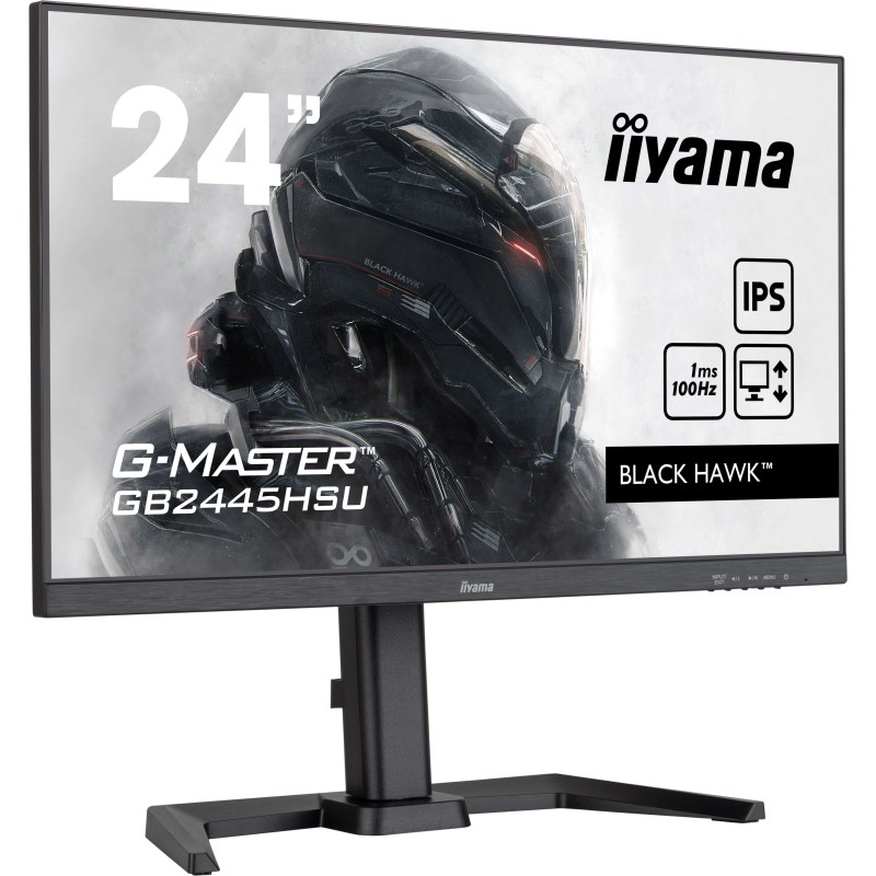 iiyama G-MASTER GB2445HSU-B2 LED display 58,4 cm (23") 1920 x 1080 pixels Full HD Noir