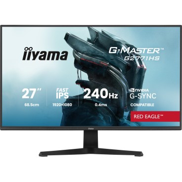 iiyama G-MASTER G2771HS-B1 écran plat de PC 68,6 cm (27") 1920 x 1080 pixels 4K Ultra HD Noir