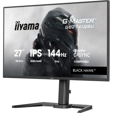 iiyama G-MASTER GB2741QSU-B1 écran plat de PC 68,6 cm (27") 2560 x 1440 pixels Noir
