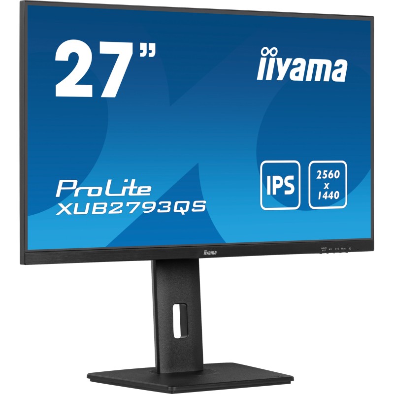 iiyama ProLite XUB2793QS-B7 écran plat de PC 68,6 cm (27") 2560 x 1440 pixels Quad HD LED Noir