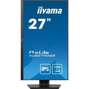 iiyama ProLite XUB2793QS-B7 écran plat de PC 68,6 cm (27") 2560 x 1440 pixels Quad HD LED Noir