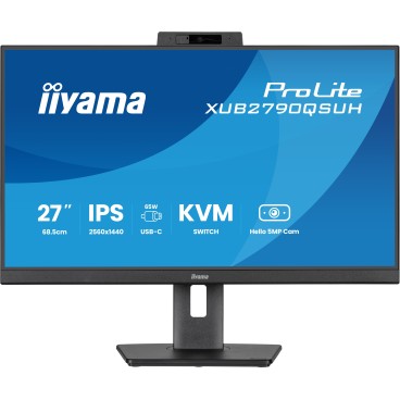 iiyama ProLite XUB2790QSUH-B2 écran plat de PC 68,6 cm (27") 2560 x 1440 pixels Quad HD LED Noir