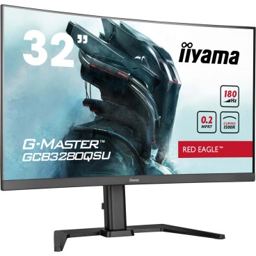 iiyama G-MASTER GCB3280QSU-B2 écran plat de PC 80 cm (31.5") 2560 x 1440 pixels Dual QHD LED Noir
