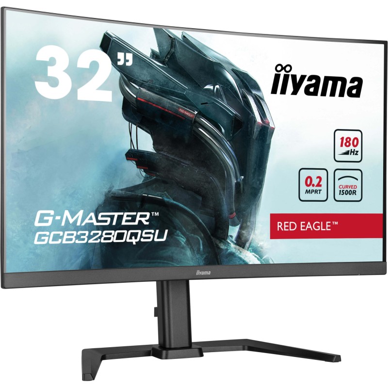 iiyama G-MASTER GCB3280QSU-B2 écran plat de PC 80 cm (31.5") 2560 x 1440 pixels Dual QHD LED Noir