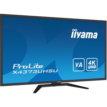 iiyama ProLite X4373UHSU-B1 écran plat de PC 108 cm (42.5") 3840 x 2160 pixels 4K Ultra HD Noir