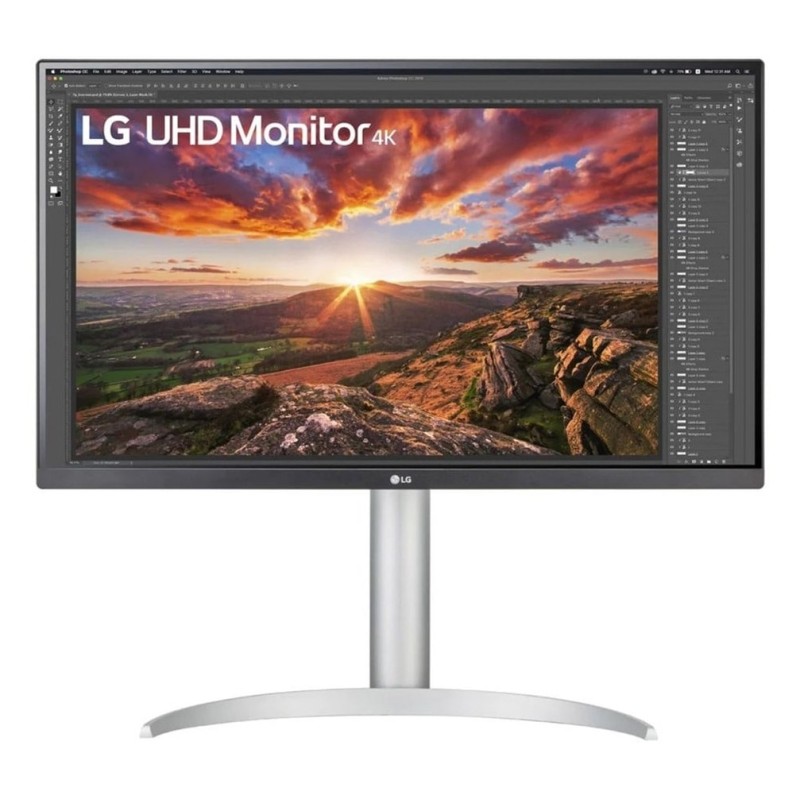LG 27UP850K-W écran plat de PC 68,6 cm (27") 3840 x 2160 pixels 4K Ultra HD LED Gris