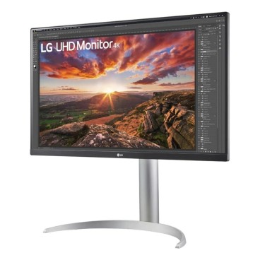 LG 27UP850K-W écran plat de PC 68,6 cm (27") 3840 x 2160 pixels 4K Ultra HD LED Gris