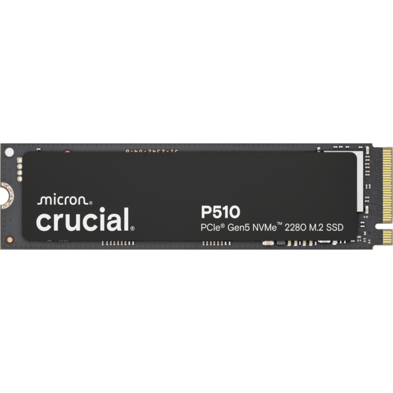CRUCIAL P510 1TB PCIe Gen5 NVMe" 2280 M.2 SSD (Tray)