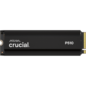 CRUCIAL P510 1TB PCIe Gen5 NVMe 2280 M.2 SSD with heatsink