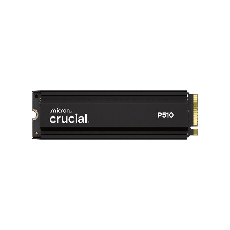 CRUCIAL P510 2TB PCIe Gen5 NVMe 2280 M.2 SSD with heatsink