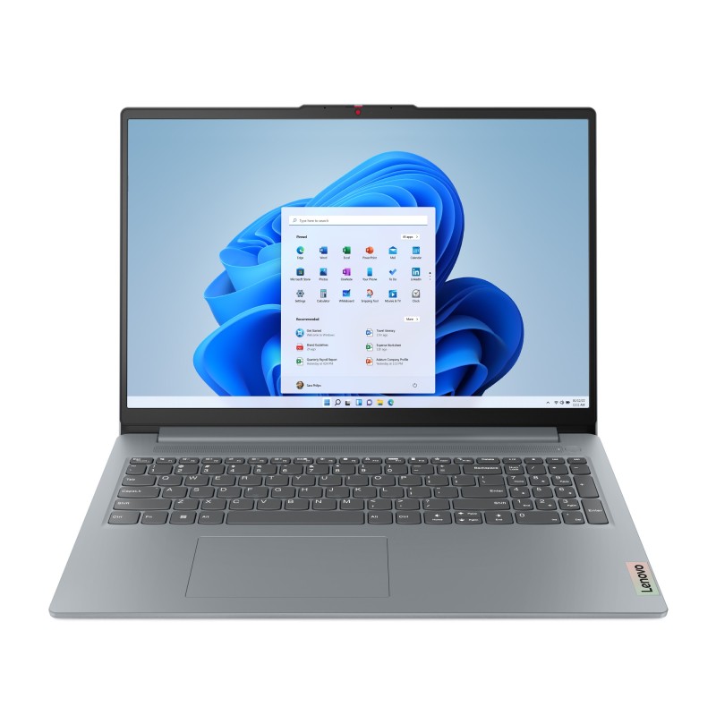 Lenovo IdeaPad Slim 3 16ABR8 AMD Ryzen™ 7 5825U Ordinateur portable 40,6 cm (16") WUXGA 16 Go DDR4-SDRAM 512 Go SSD Wi-Fi 6
