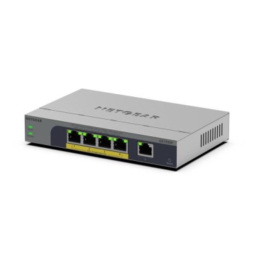 NETGEAR GS105EP Non-géré Gigabit Ethernet (10 100 1000) Connexion Ethernet, supportant l'alimentation via ce port (PoE) Gris