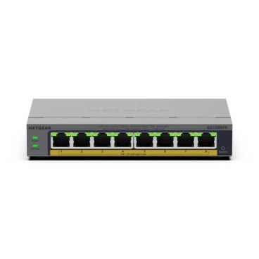 NETGEAR GS108EPP Non-géré Gigabit Ethernet (10 100 1000) Connexion Ethernet, supportant l'alimentation via ce port (PoE)