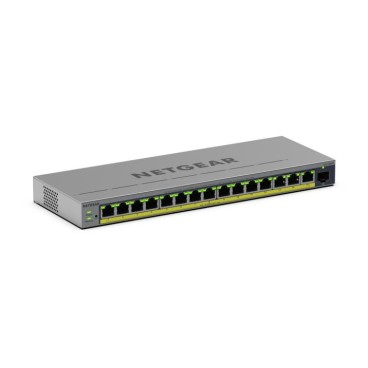 NETGEAR GS116EPP Géré L2 L3 Gigabit Ethernet (10 100 1000) Connexion Ethernet, supportant l'alimentation via ce port (PoE) Gris