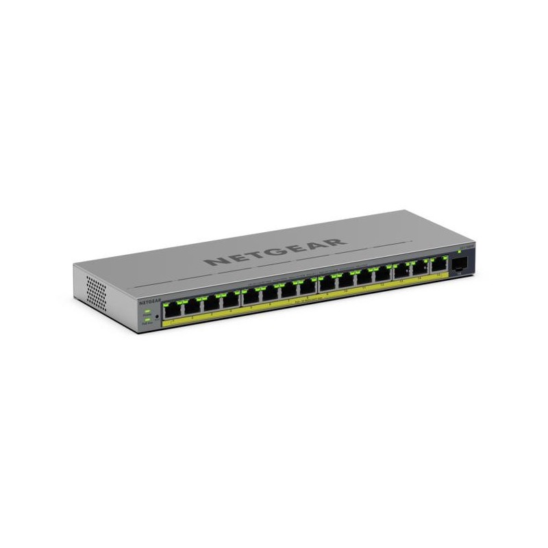 NETGEAR GS116EPP Géré L2 L3 Gigabit Ethernet (10 100 1000) Connexion Ethernet, supportant l'alimentation via ce port (PoE) Gris