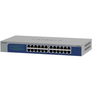 NETGEAR GS524-300EUS commutateur réseau Non-géré Gigabit Ethernet (10 100 1000) Gris
