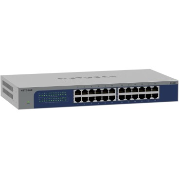 NETGEAR GS524-300EUS commutateur réseau Non-géré Gigabit Ethernet (10 100 1000) Gris
