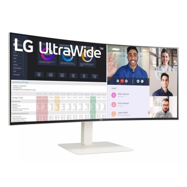 LG 38WR85QC-W écran plat de PC 96,5 cm (38") 3840 x 1600 pixels UltraWide Quad HD LCD Blanc