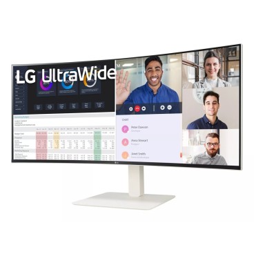 LG 38WR85QC-W écran plat de PC 96,5 cm (38") 3840 x 1600 pixels UltraWide Quad HD LCD Blanc