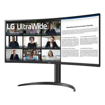 LG 34WR55QK-B écran plat de PC 86,4 cm (34") 3440 x 1440 pixels Wide Quad HD Noir