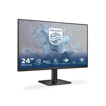Philips 1000 series 24E2N1100LB 00 écran plat de PC 60,5 cm (23.8") 1920 x 1080 pixels Full HD LCD Noir