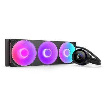 NZXT Kraken Plus 360 RGB Processeur Refroidisseur de liquide tout-en-un Noir 1 pièce(s)