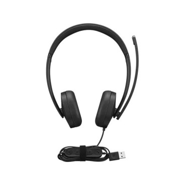 Lenovo 4XD1P83425 casque Avec fil Arceau Appels Musique USB Type-A Noir