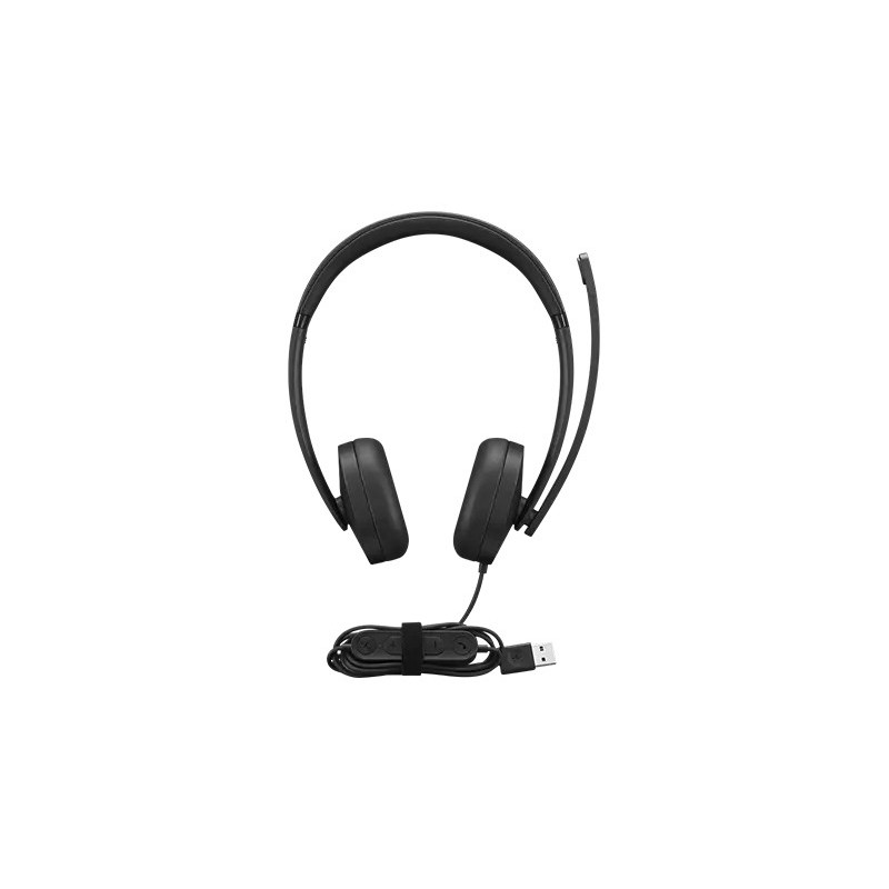 Lenovo 4XD1P83425 casque Avec fil Arceau Appels Musique USB Type-A Noir