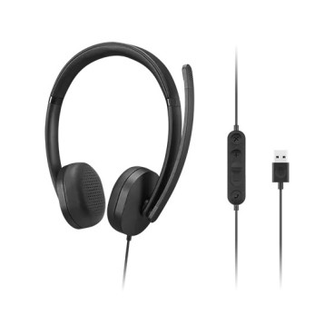 Lenovo 4XD1P83425 casque Avec fil Arceau Appels Musique USB Type-A Noir