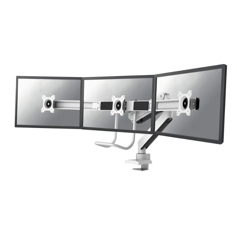 Neomounts NM-D775DX3WHITE support d'écran plat pour bureau 68,6 cm (27") Blanc