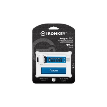 Kingston Technology IronKey Keypad 200 de 32 Go, FIPS 140-3 niveau 3 (en attente), chiffrement AES-256