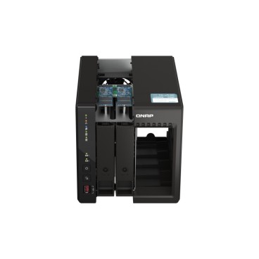 QNAP TS-253E NAS Tower Intel® Celeron® J6412 8 Go 0 To QNAP QTS Noir