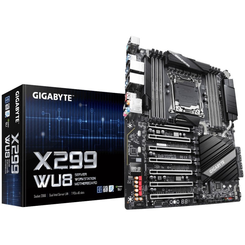 Gigabyte X299-WU8 carte mère Intel® X299 LGA 2066 (Socket R4) SSI CEB