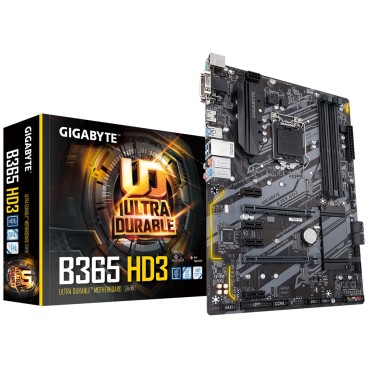 Gigabyte B365 HD3 carte mère Intel B365 LGA 1151 (Emplacement H4) ATX