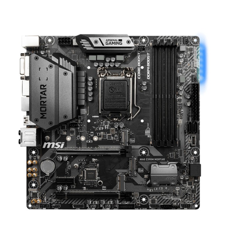 MSI MAG Z390M MORTAR Intel Z390 LGA 1151 (Emplacement H4) micro ATX