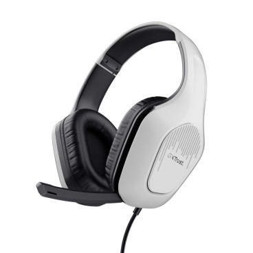 Trust GXT 415PS ZIROX Casque Avec fil Arceau Gaming Noir, Blanc