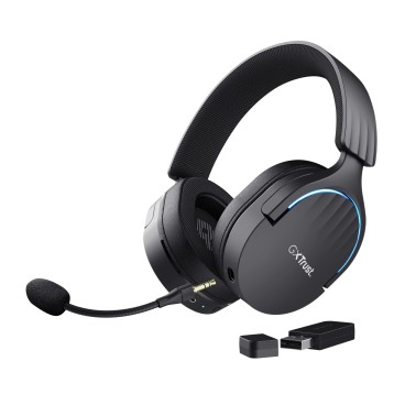 Trust GXT 491 Fayzo Casque Avec fil &sans fil Arceau Gaming USB Type-C Bluetooth Noir