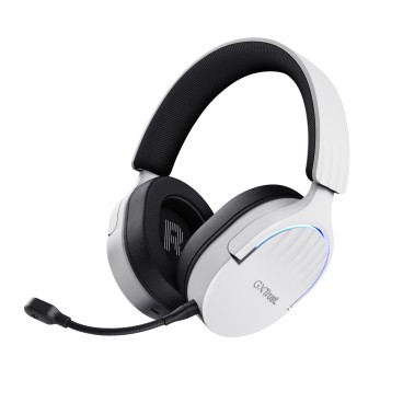Trust GXT 491W FAYZO Casque Avec fil &sans fil Arceau Gaming USB Type-C Bluetooth Noir, Blanc