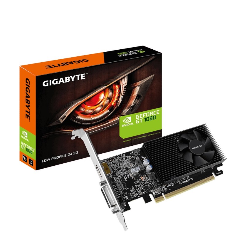 Gigabyte GV-N1030D4-2GL carte graphique NVIDIA GeForce GT 1030 2 Go GDDR4