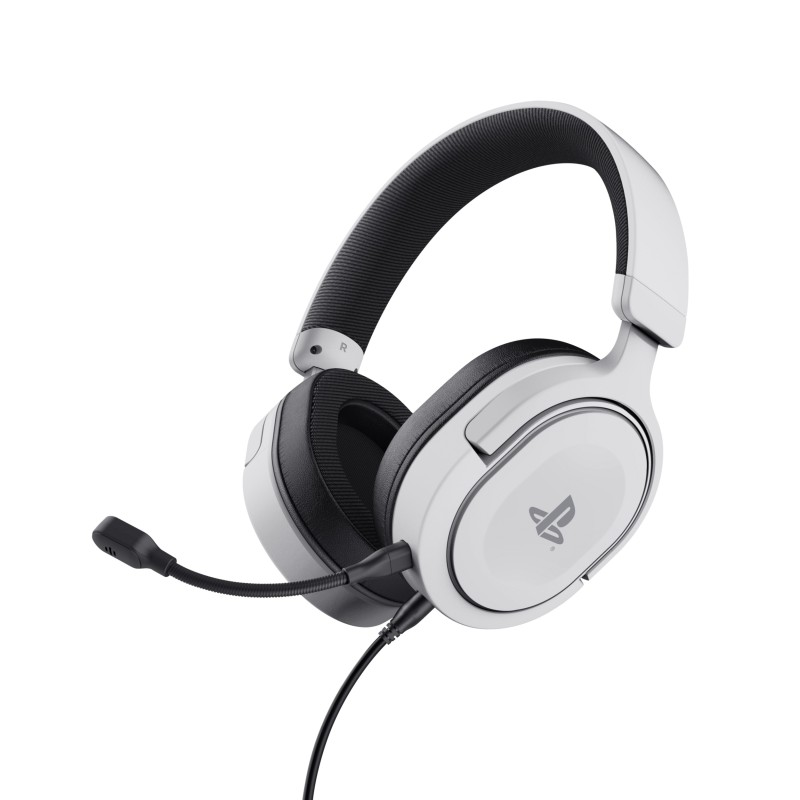 Trust GXT 498 Forta Casque Avec fil Arceau Gaming Noir, Blanc