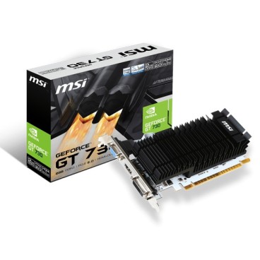 MSI N730K-2GD3H LP carte graphique NVIDIA GeForce GT 730 2 Go GDDR3
