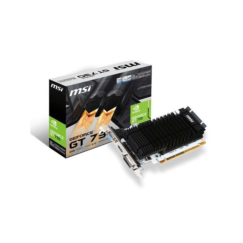 MSI N730K-2GD3H LP carte graphique NVIDIA GeForce GT 730 2 Go GDDR3