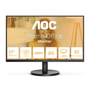 AOC B3 U27B3M écran plat de PC 68,6 cm (27") 3840 x 2160 pixels 4K Ultra HD LCD Noir