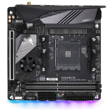 Gigabyte X570 I AORUS PRO WIFI (rev. 1.0) AMD X570 Emplacement AM4 mini ITX