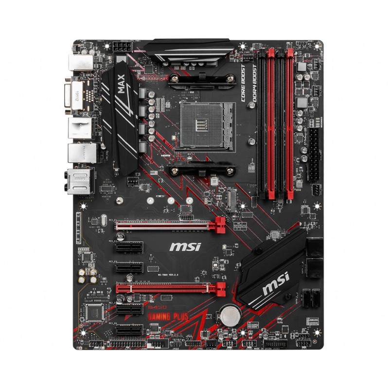 MSI B450M Gaming Plus Carte mère AMD Socket AM4 