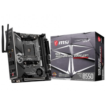 MSI MPG B550I Gaming Edge WiFi AMD B550 Emplacement AM4 mini ITX