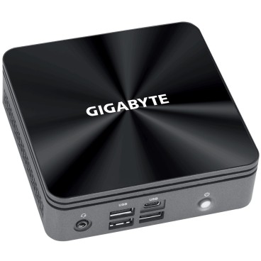 Gigabyte GB-BRI7-10710 barebone PC  poste de travail Noir BGA 1528 i7-10710U 1,1 GHz