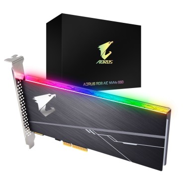 Gigabyte AORUS RGB AIC Full-Height Half-Length (FH HL) 512 Go PCI Express 3.0 3D TLC NVMe