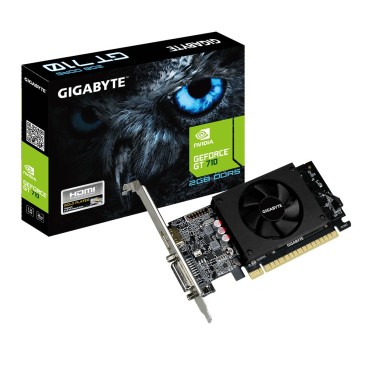 Gigabyte GV-N710D5-2GL carte graphique NVIDIA GeForce GT 710 2 Go GDDR5